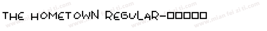 The Hometown Regular字体转换